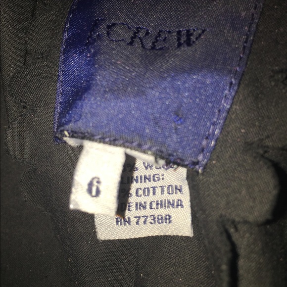 J Crew light grey 100%wool jacket button accent size 6 - Picture 9 of 10